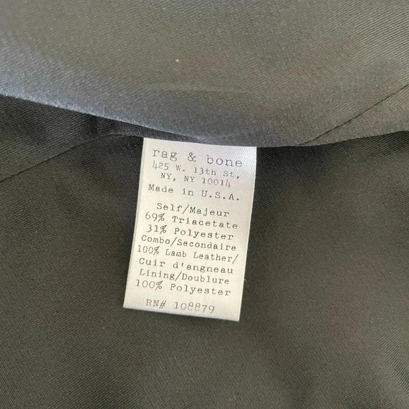 Rag & Bone Vanhi leather side mini skirt - Picture 6 of 10